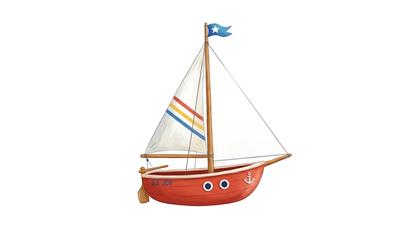 cartoon sailboat png PNG transparent background