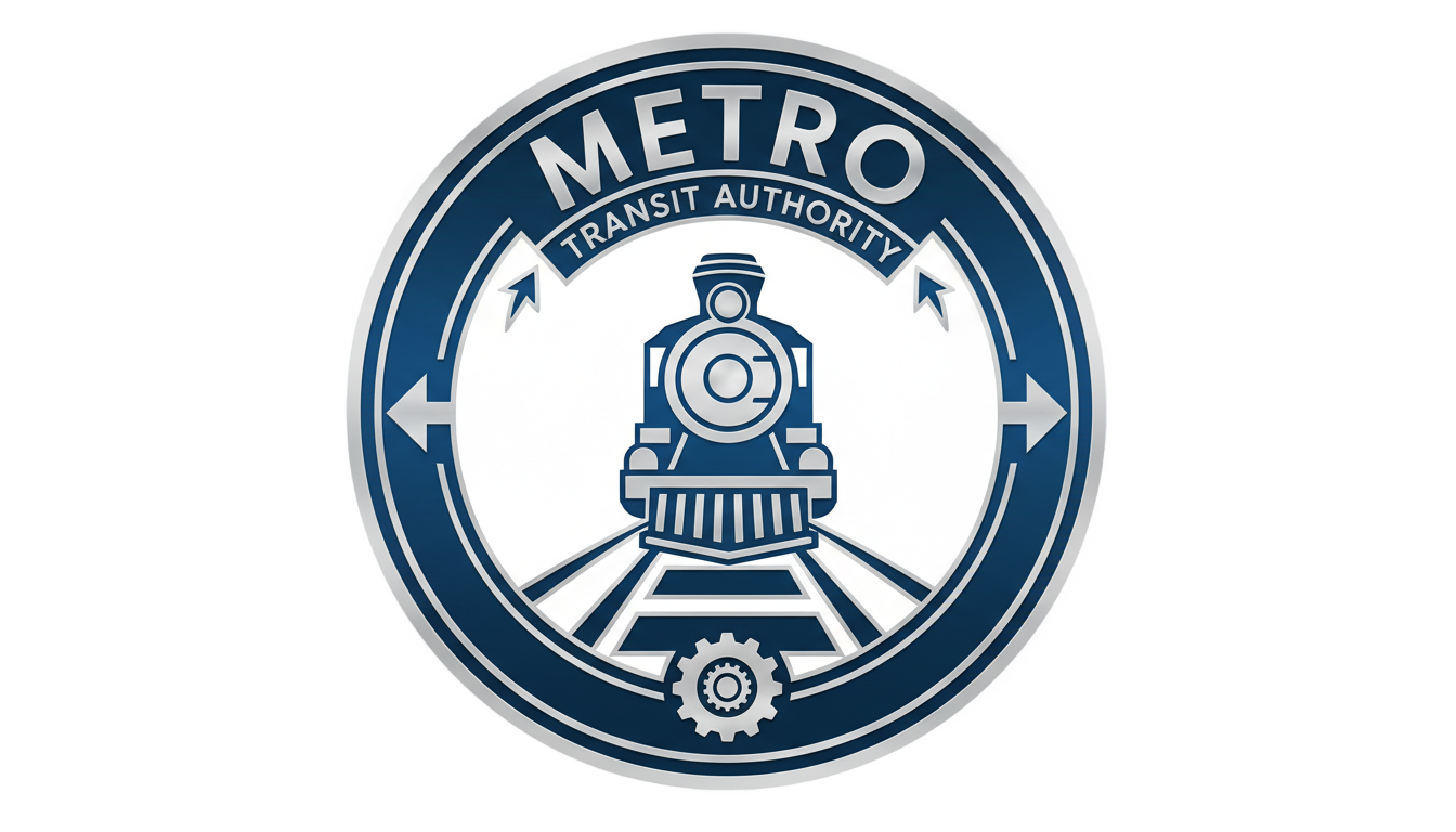 train station logo png PNG transparent background