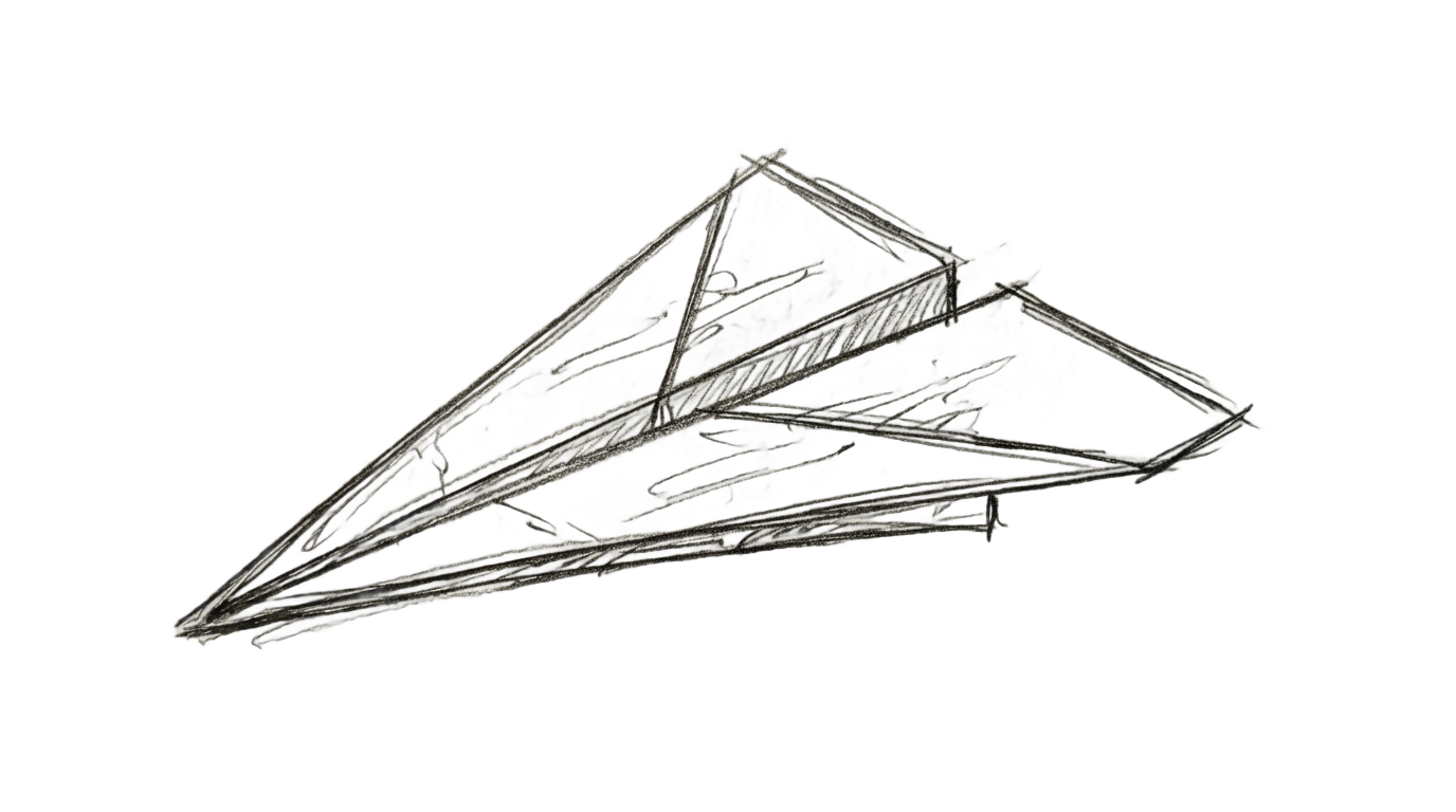 paper airplane doodle png PNG transparent background