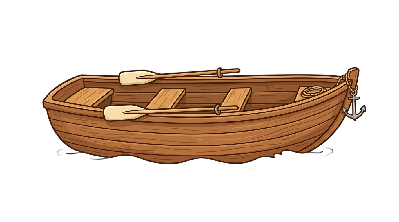 wooden boat clipart png PNG transparent background