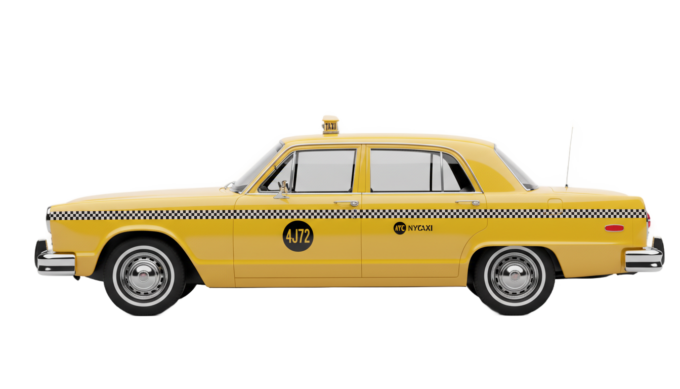 nyc taxi png PNG transparent background