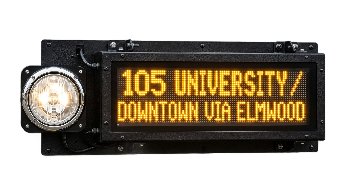 bus light png PNG transparent background