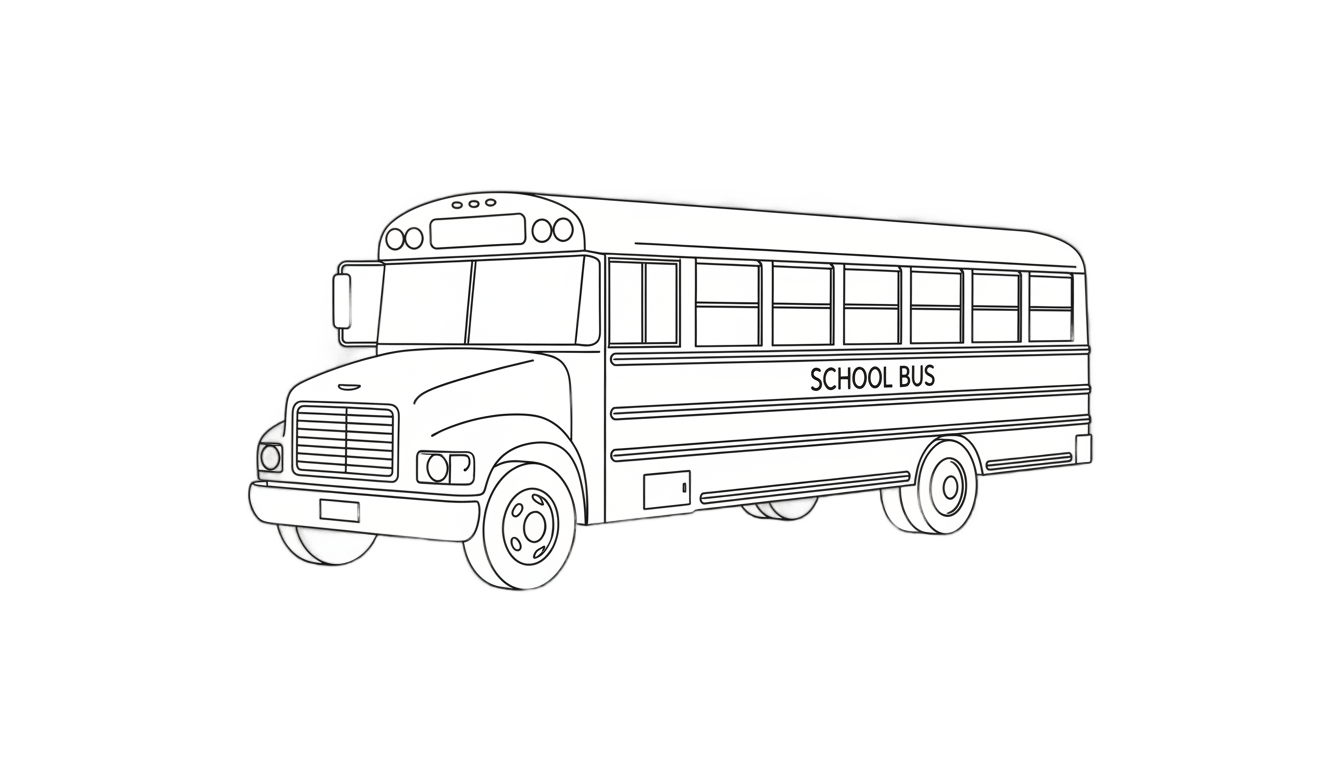 bus drawing png PNG transparent background
