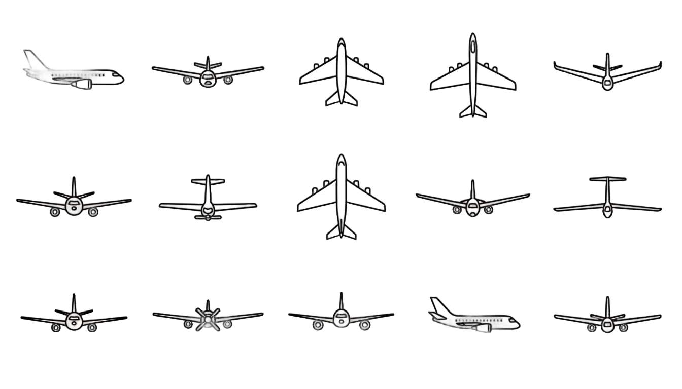 airplane icons png PNG transparent background