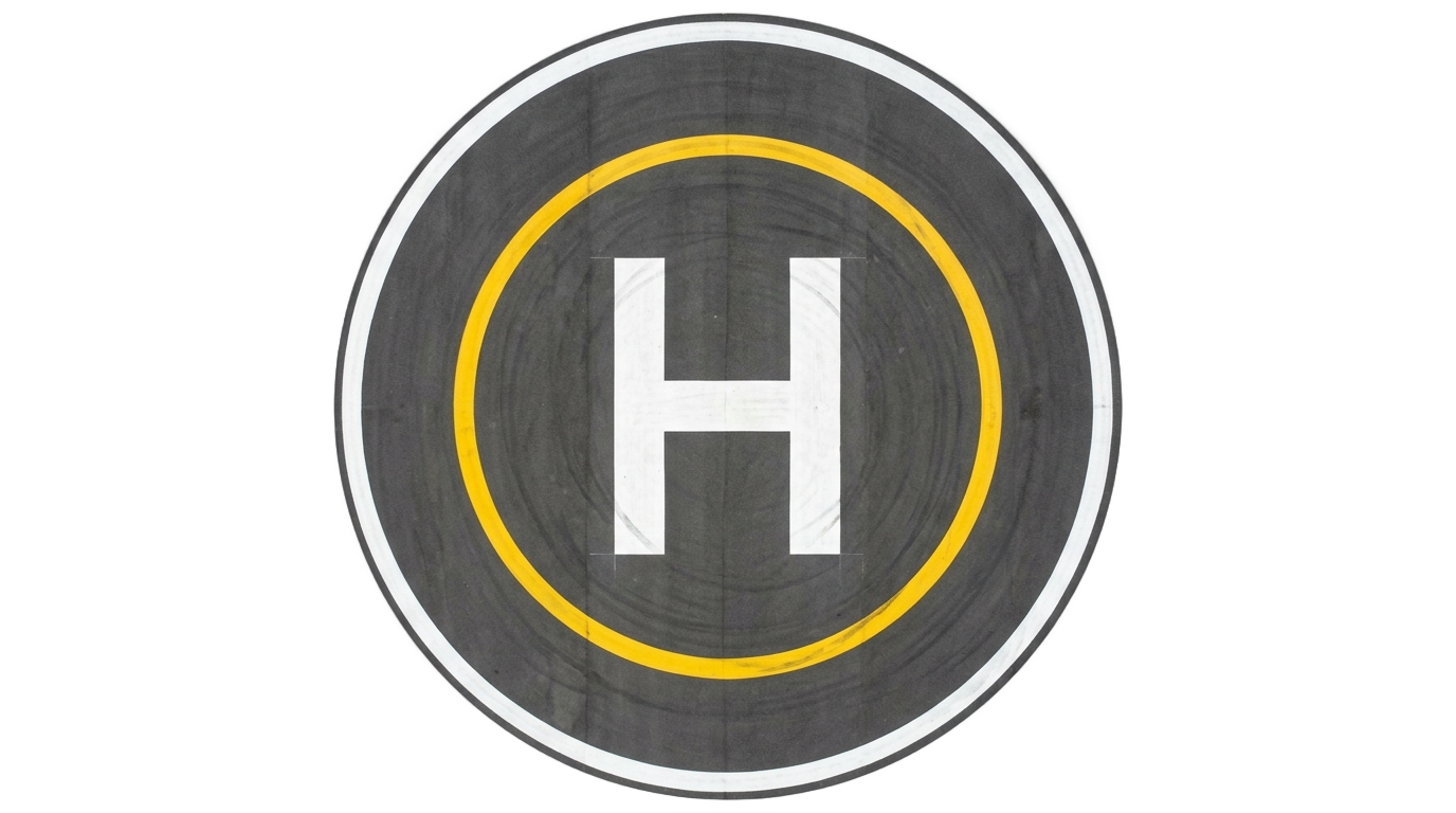 helicopter landing pad png PNG transparent background