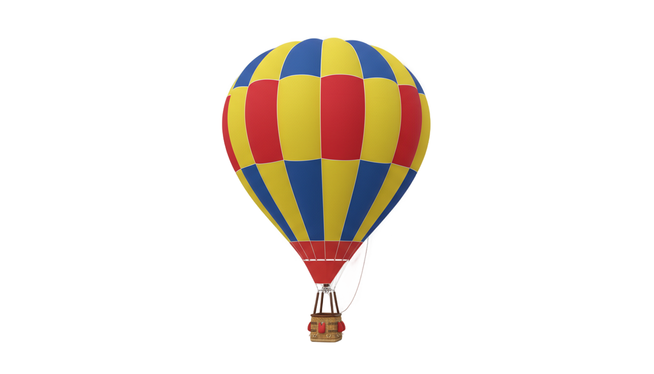 hot air balloon png PNG transparent background