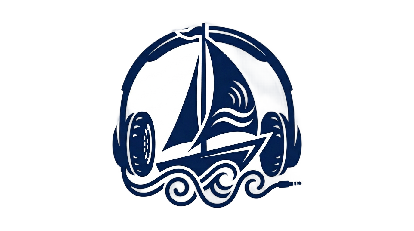 boat headphones logo png PNG transparent background