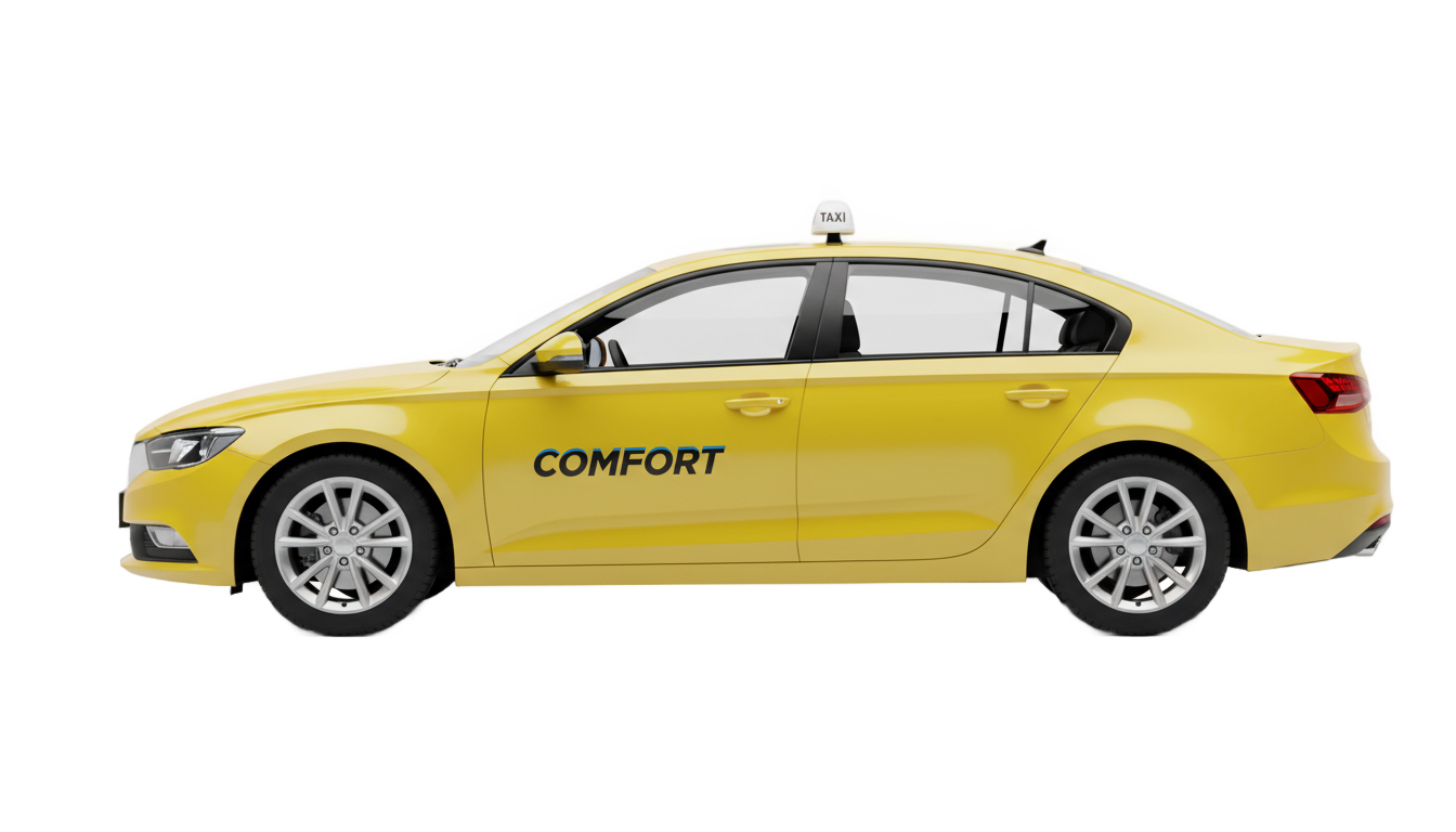comfort taxi png PNG transparent background