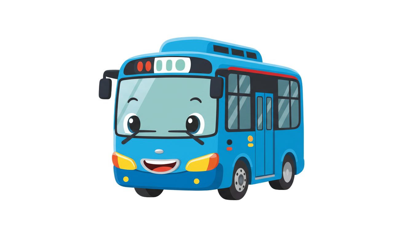 tayo the little bus png PNG transparent background