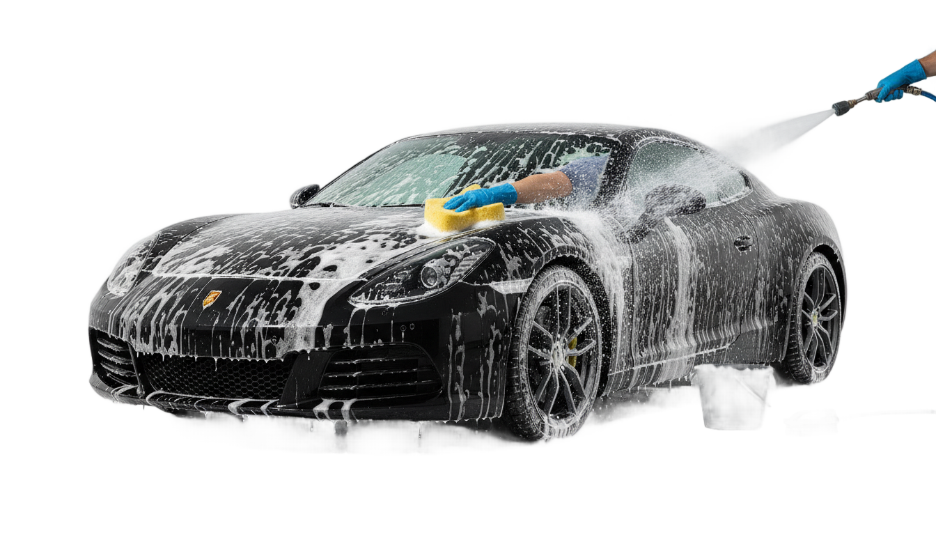 car washing png PNG transparent background