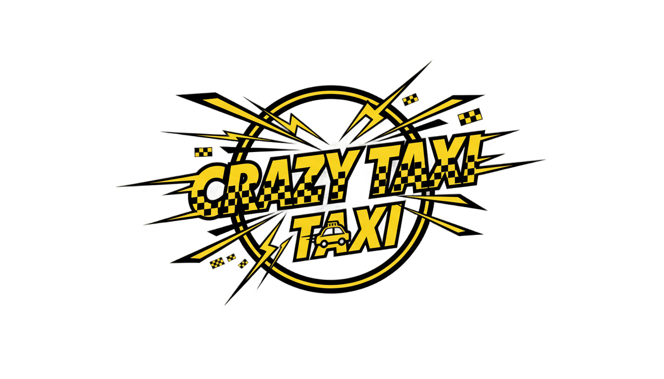 crazy taxi logo png PNG transparent background