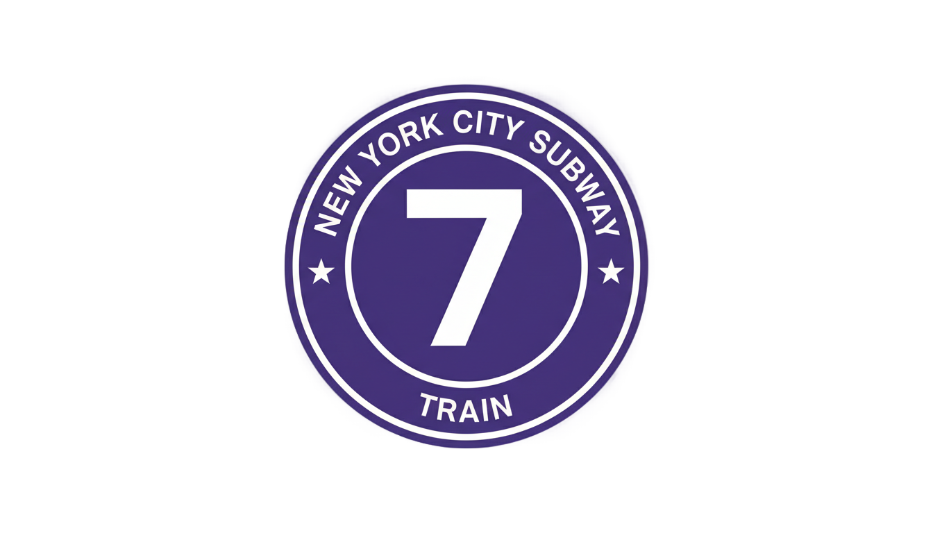7 train logo png PNG transparent background