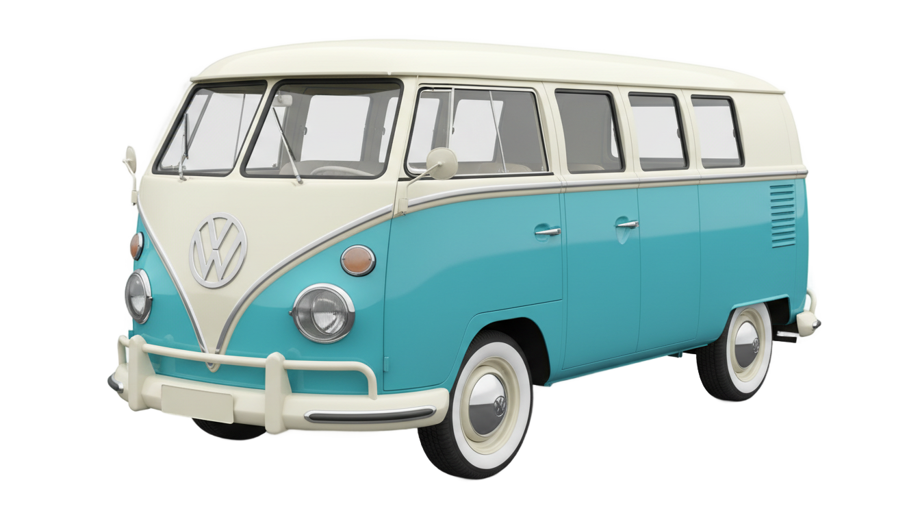 volkswagen bus png PNG transparent background