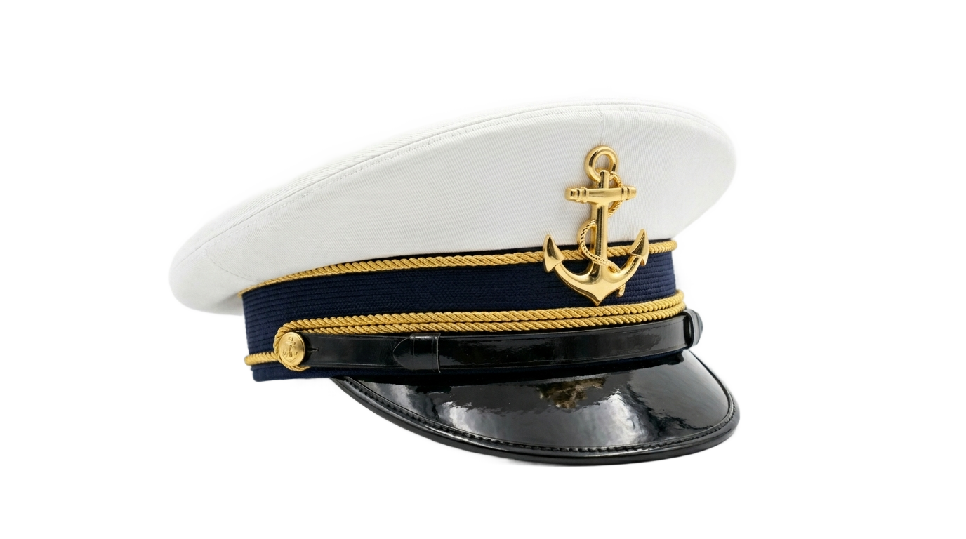 boat captain hat png PNG transparent background