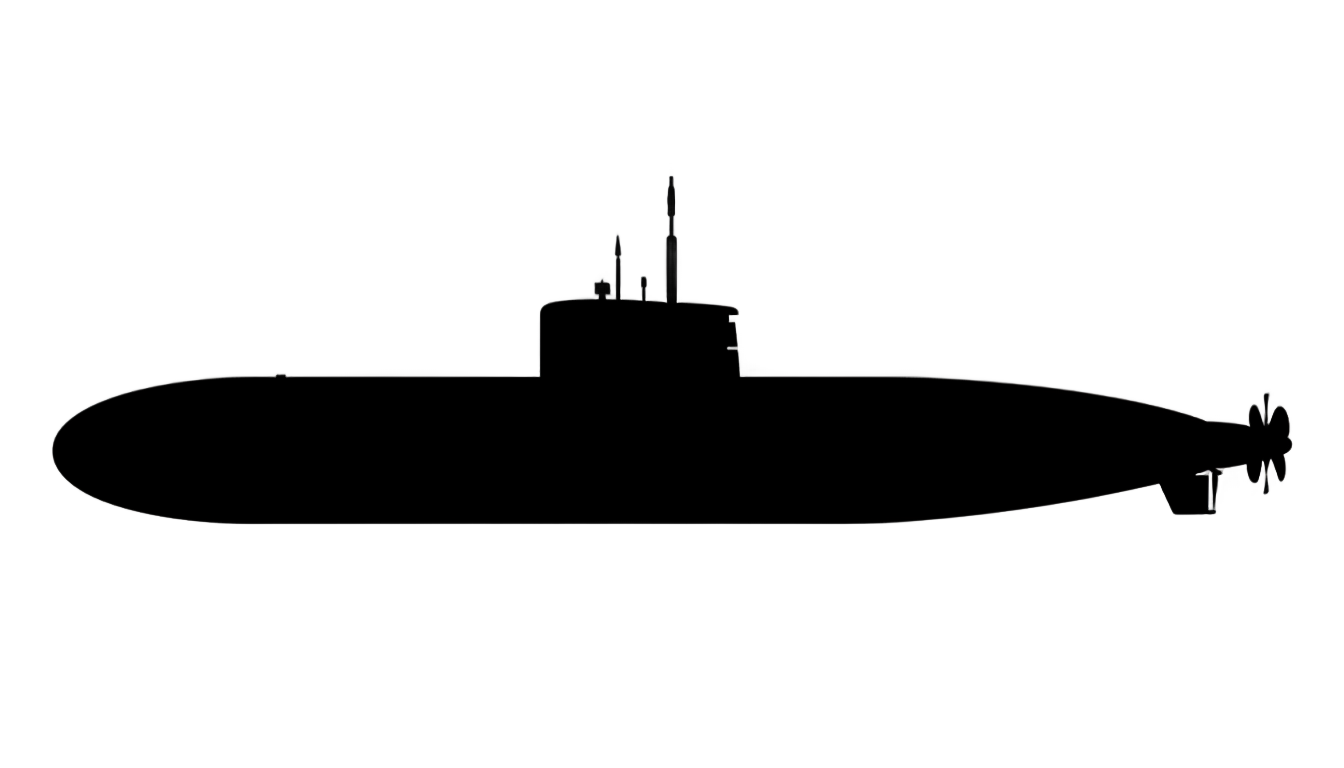 submarine silhouette png PNG transparent background
