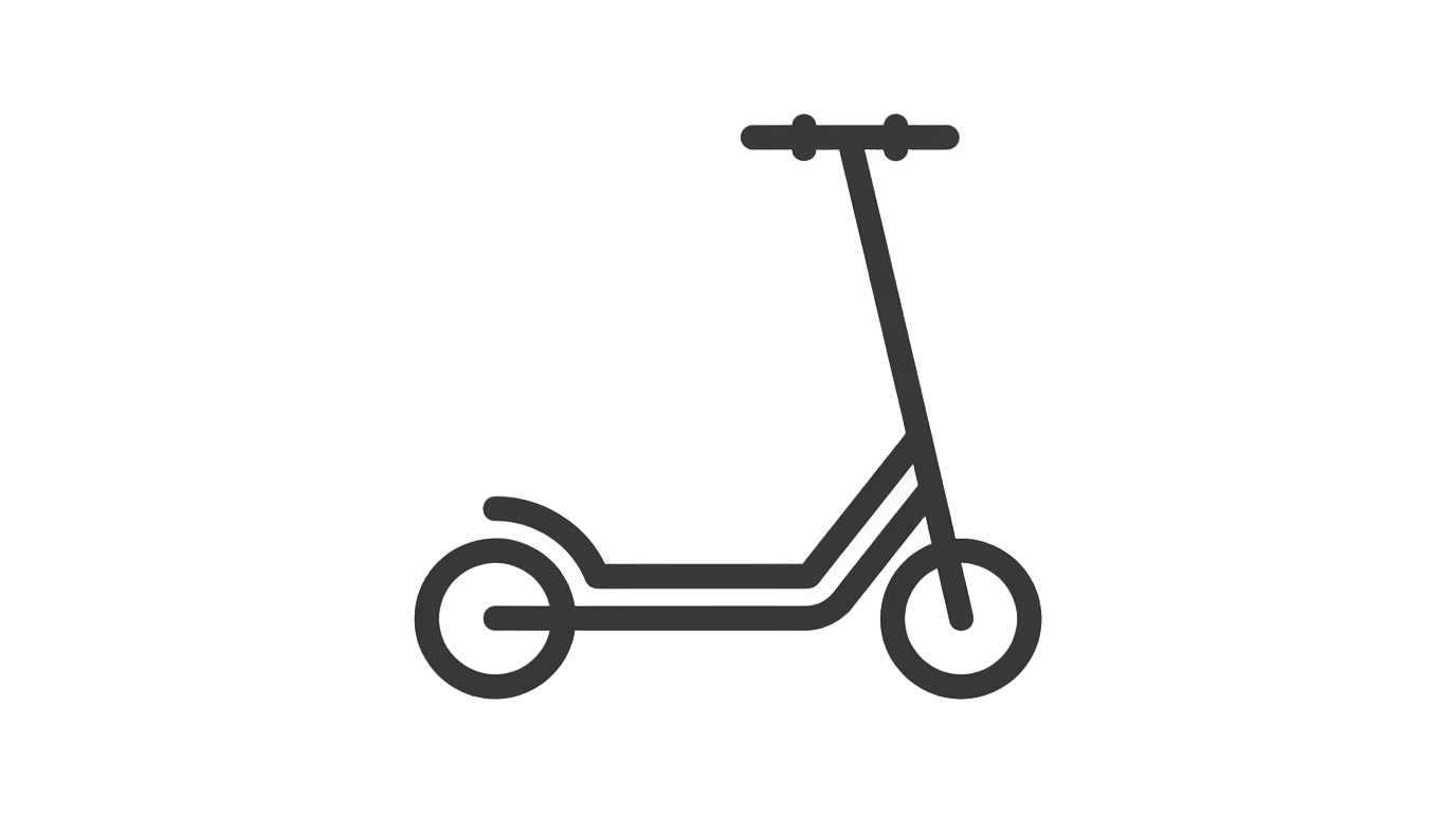 electric scooter icon png PNG transparent background