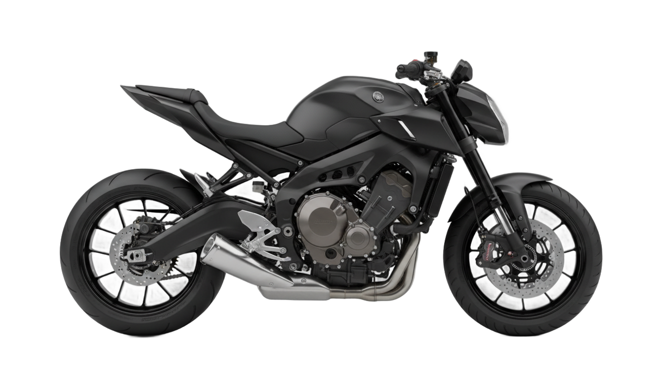 black motorcycle png PNG transparent background