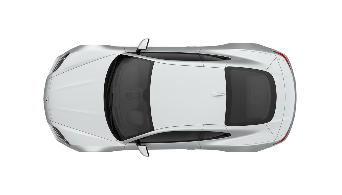 top view of car png PNG transparent background