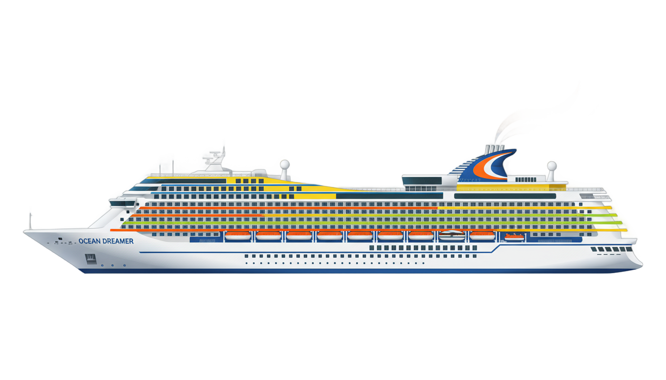 cruise boat png PNG transparent background