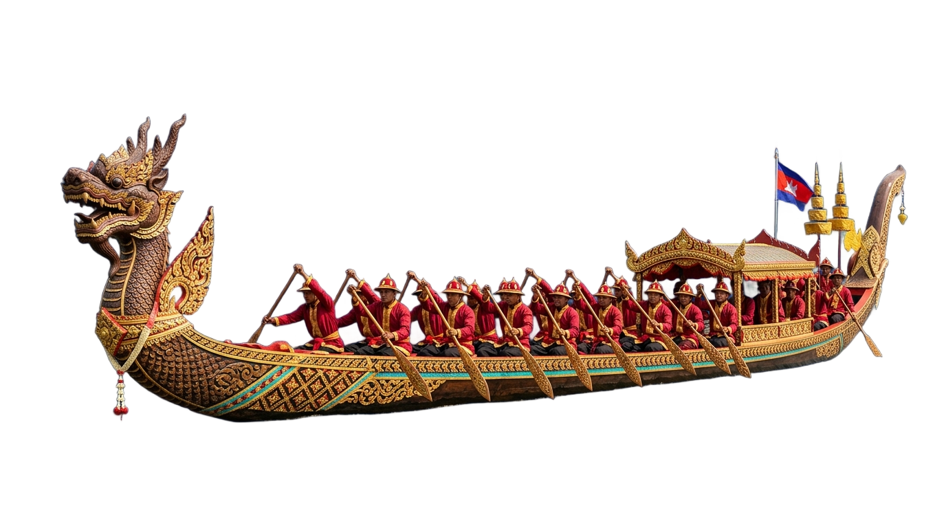 khmer boat png PNG transparent background