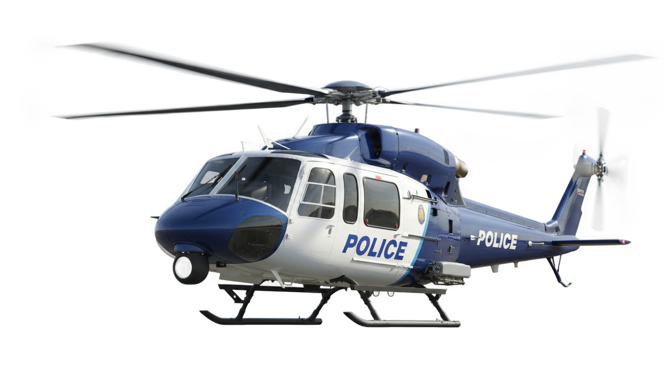 police helicopter png PNG transparent background