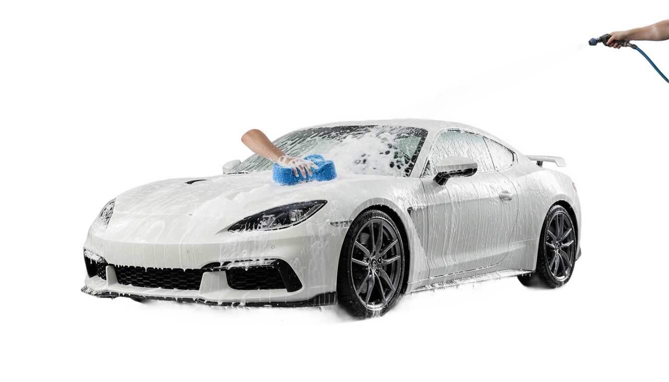 car washing png PNG transparent background
