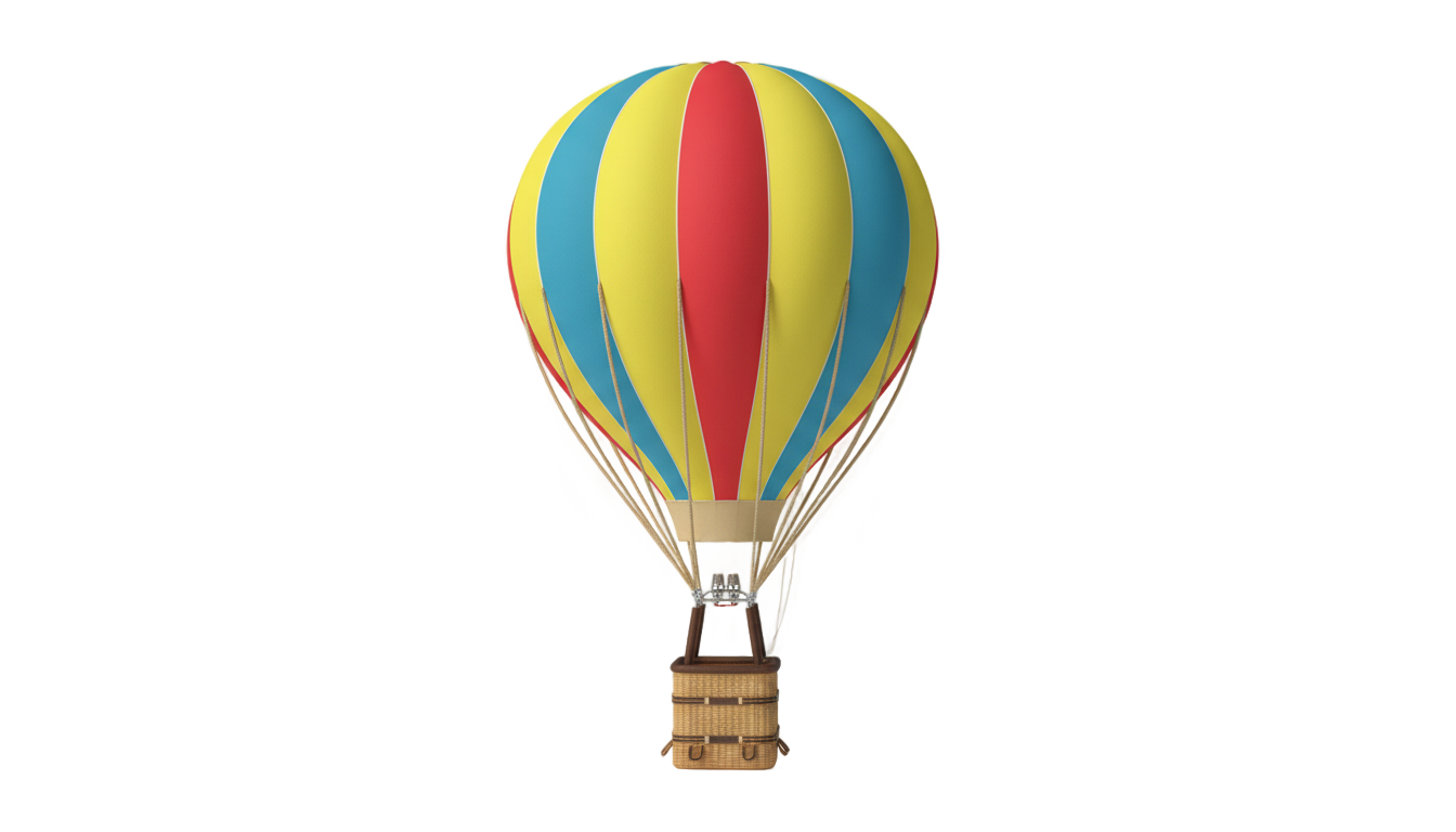 hot air balloon png file PNG transparent background