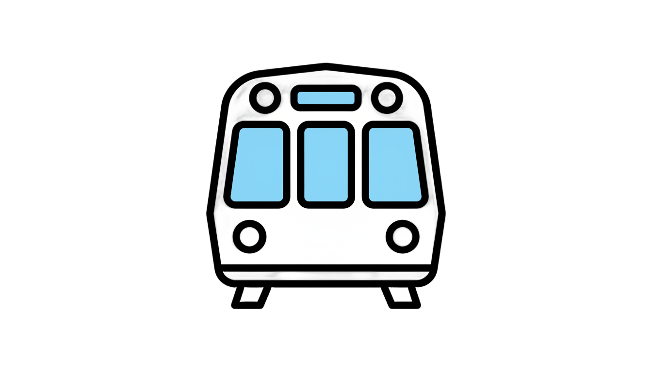 metro train logo png PNG transparent background