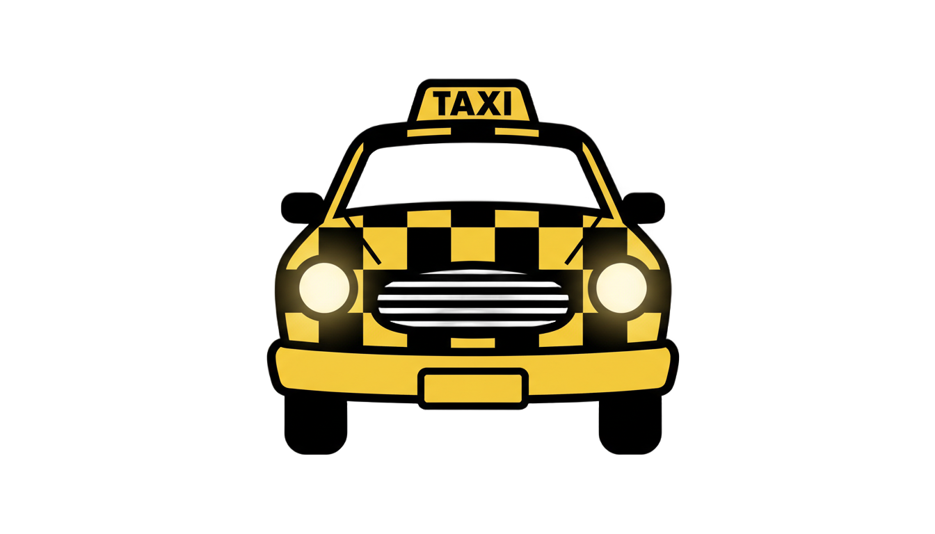 taxi symbol png PNG transparent background