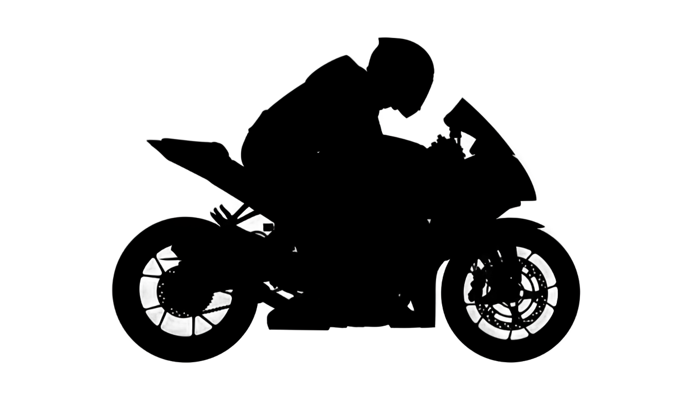 motorcycle silhouette png PNG transparent background