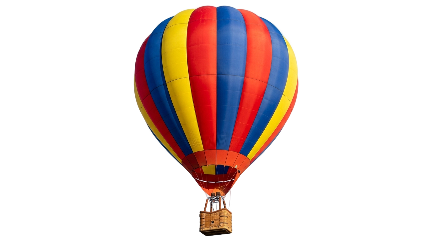 real hot air balloon png PNG transparent background