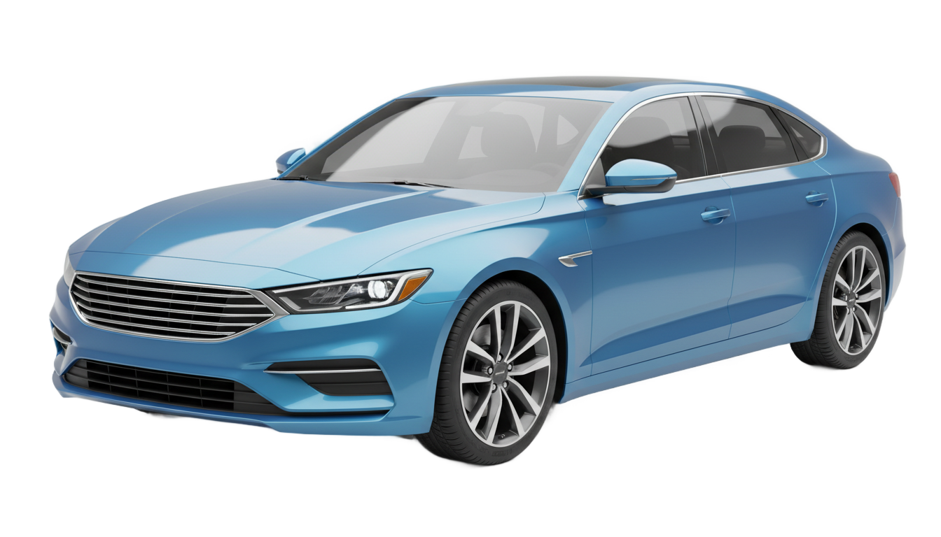 blue car png PNG transparent background