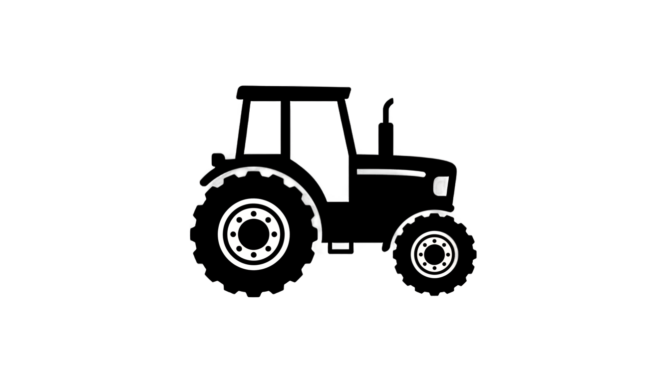 tractor symbol png PNG transparent background