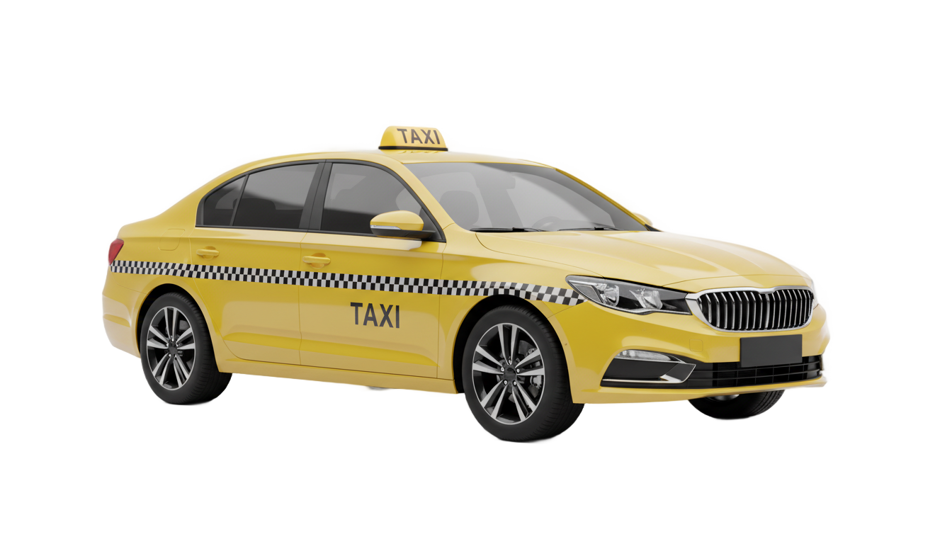 taxi car png PNG transparent background