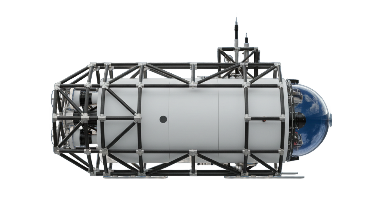 titan submarine png PNG transparent background