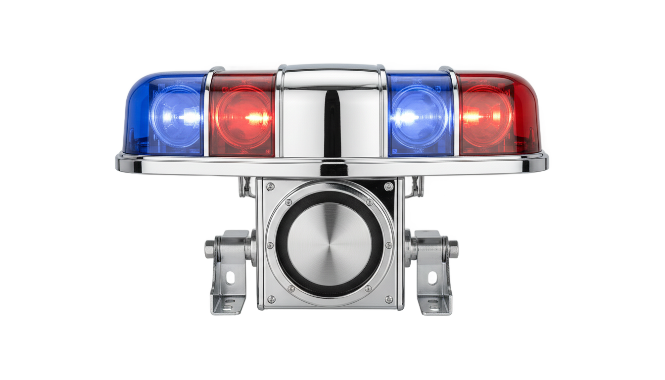 police car siren png PNG transparent background