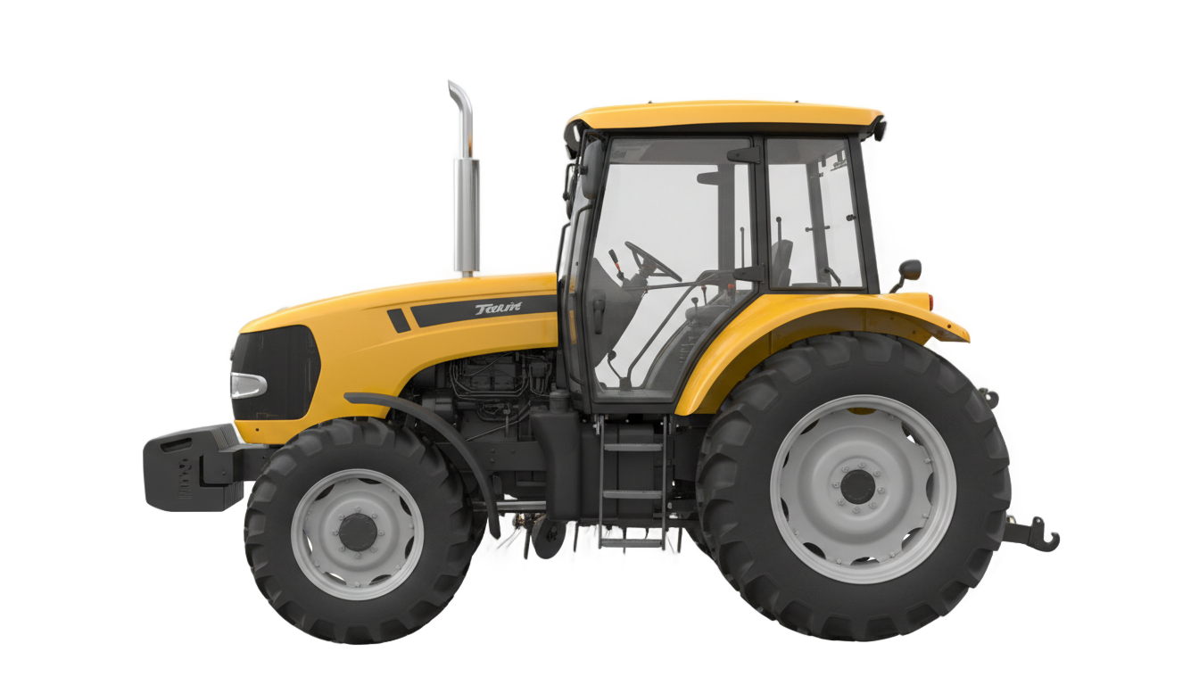 yellow tractor png PNG transparent background