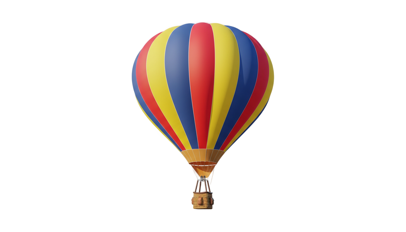 hot air balloon png PNG transparent background