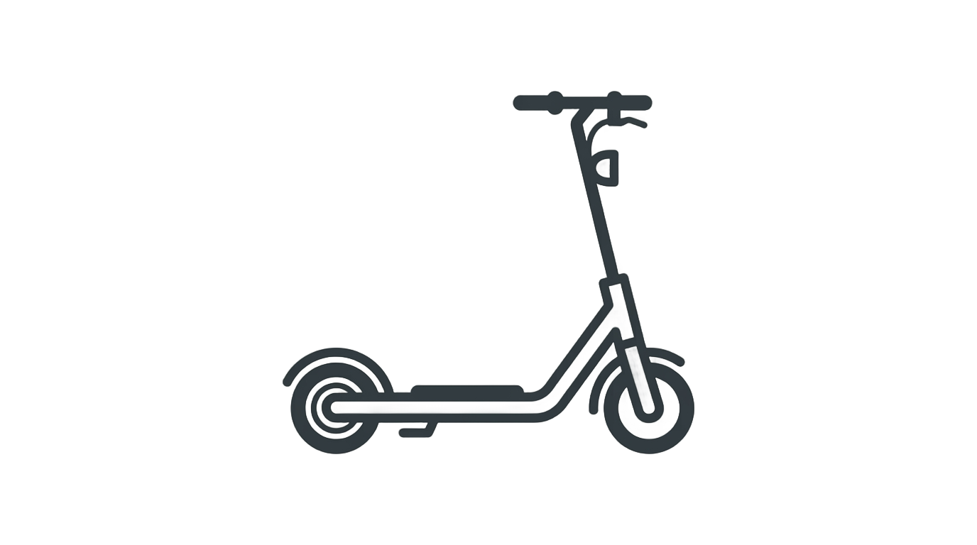 electric scooter icon png PNG transparent background
