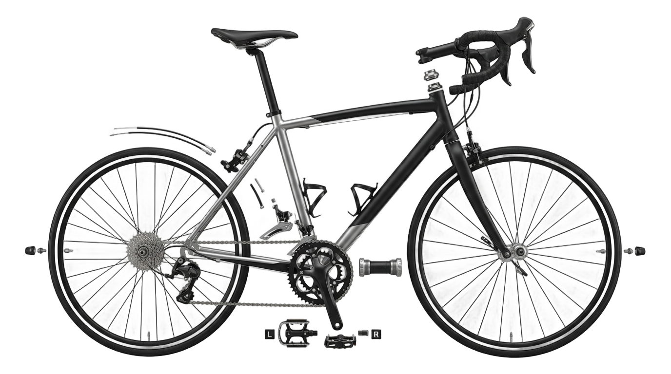bicycle parts png PNG transparent background