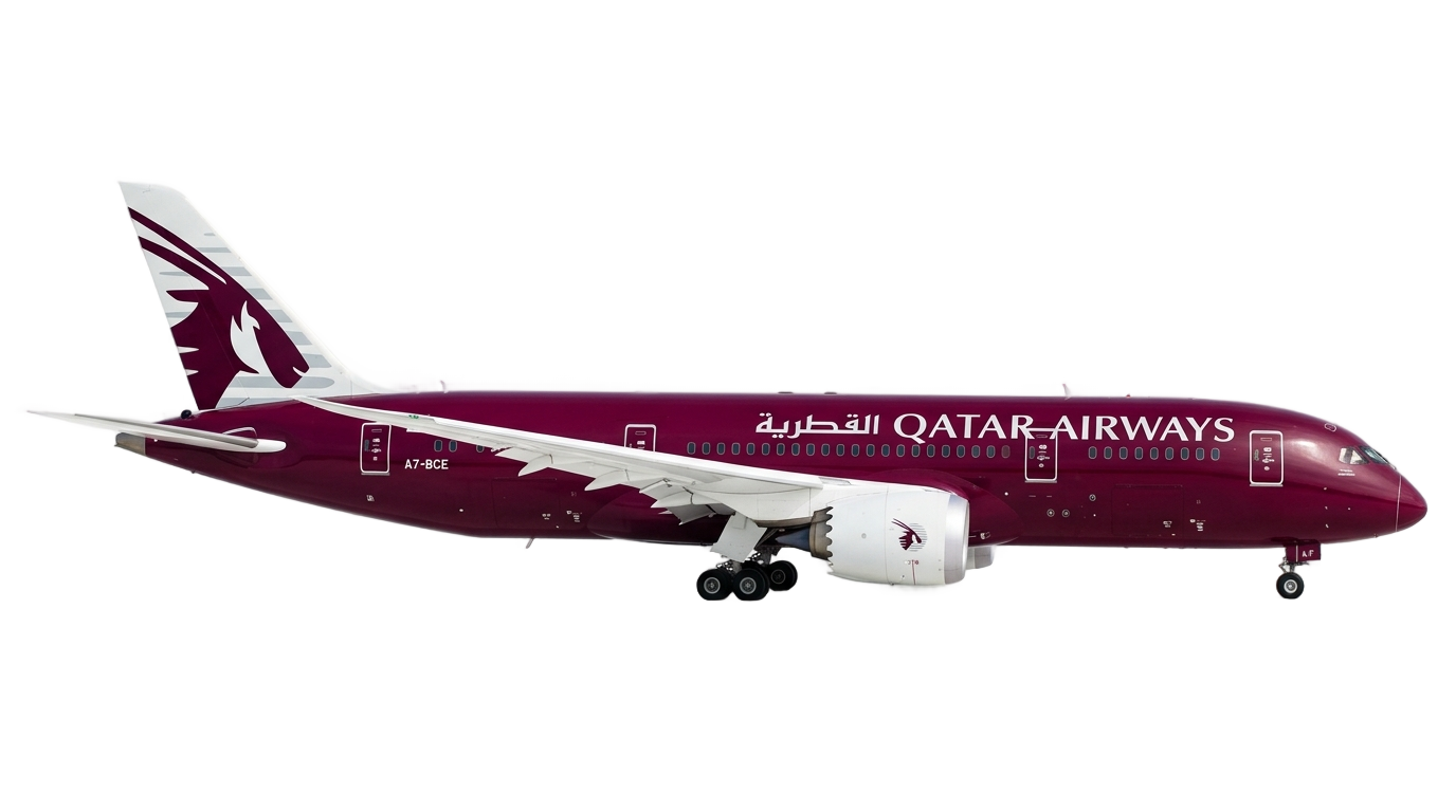 qatar airplane png PNG transparent background
