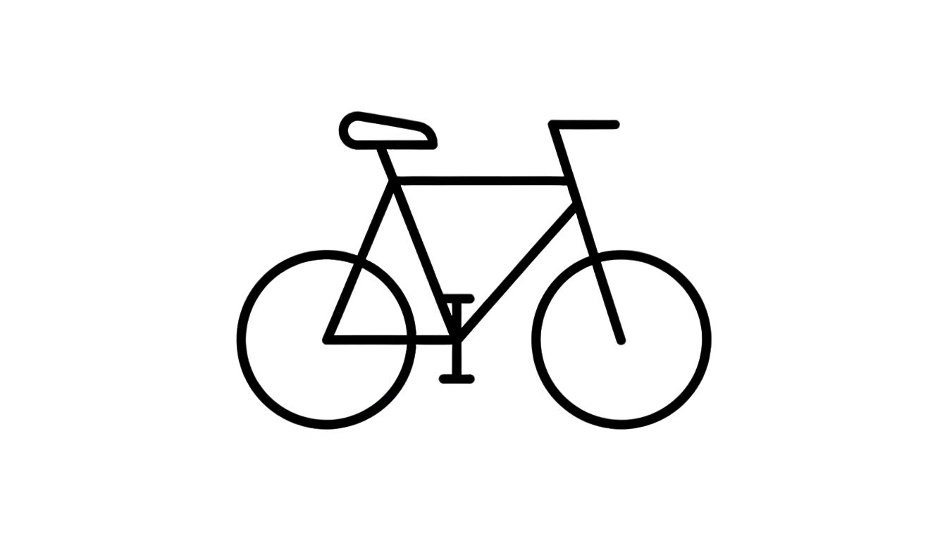 bicycle symbol png PNG transparent background