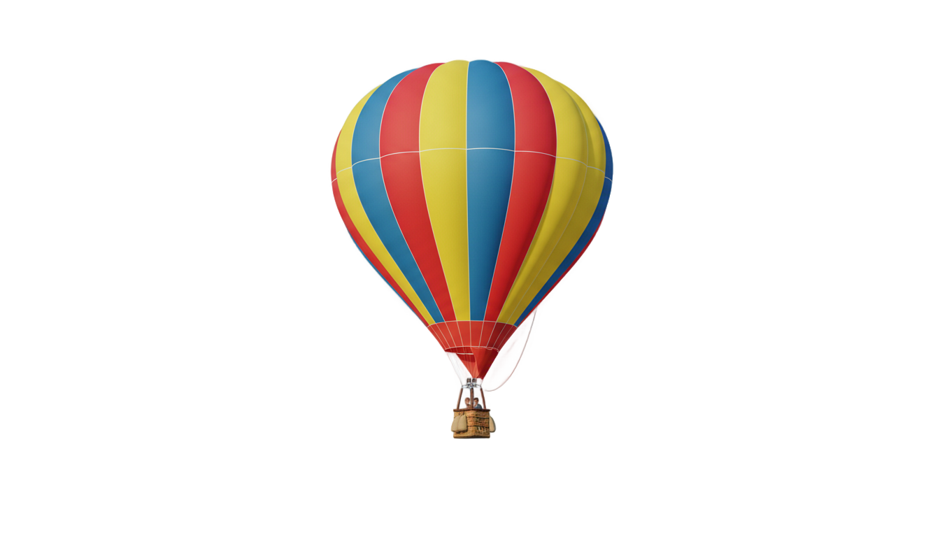 hot air balloon png PNG transparent background