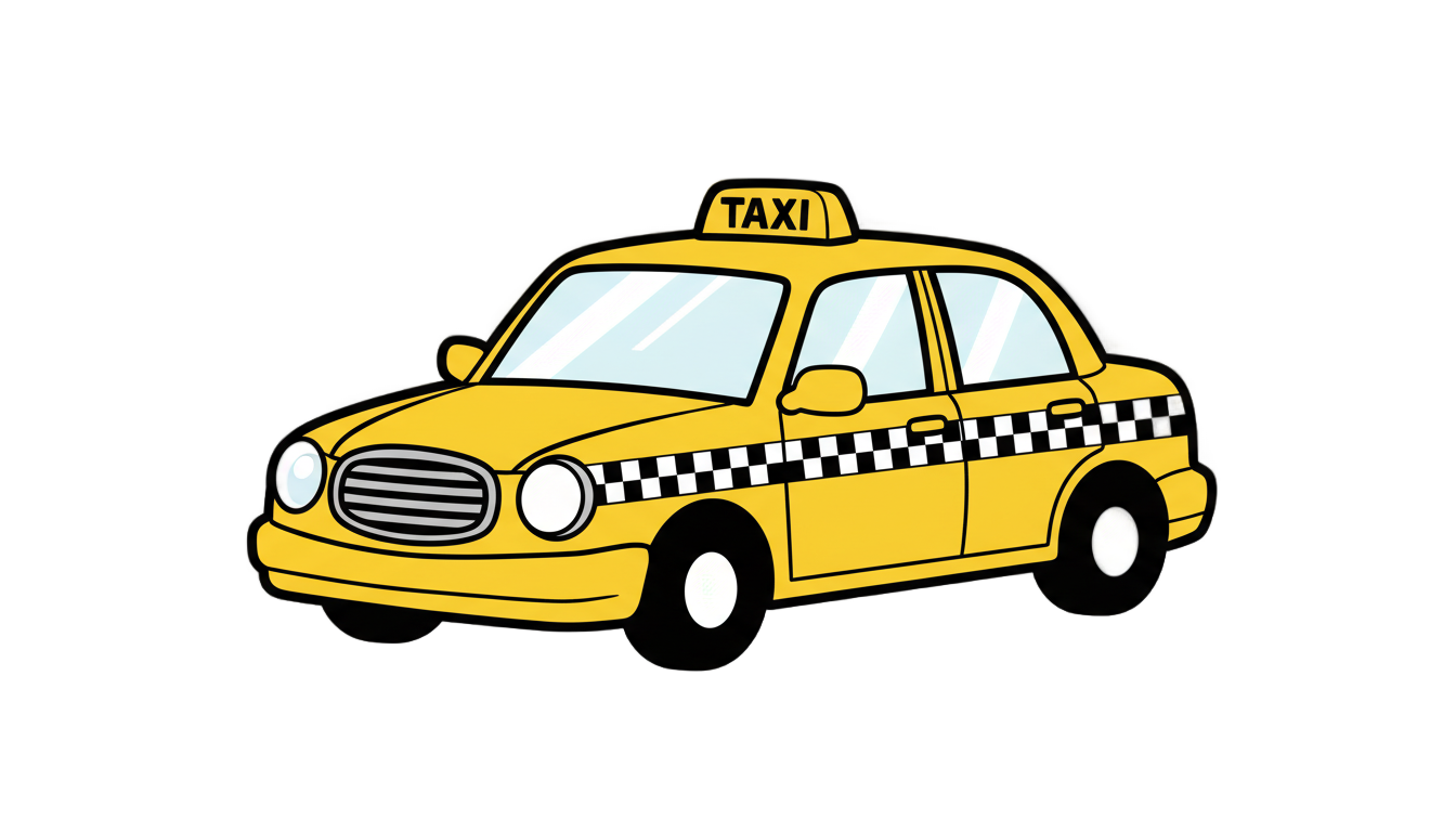 taxi emoji png PNG transparent background