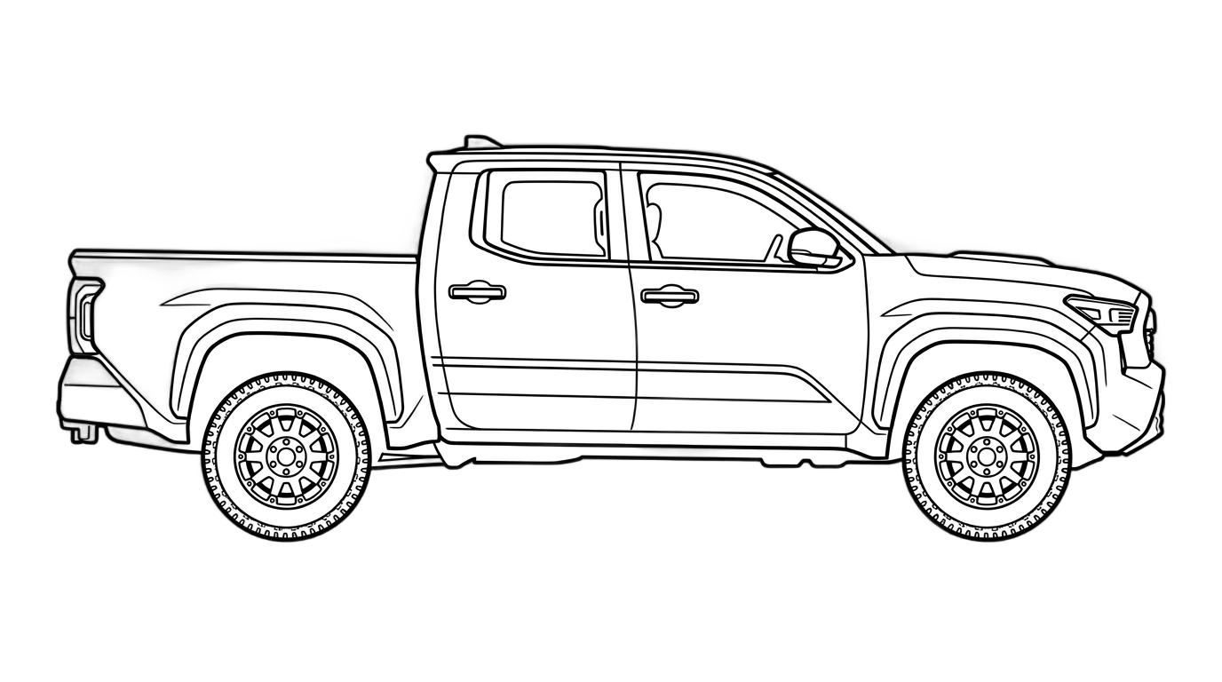 truck outline png PNG transparent background