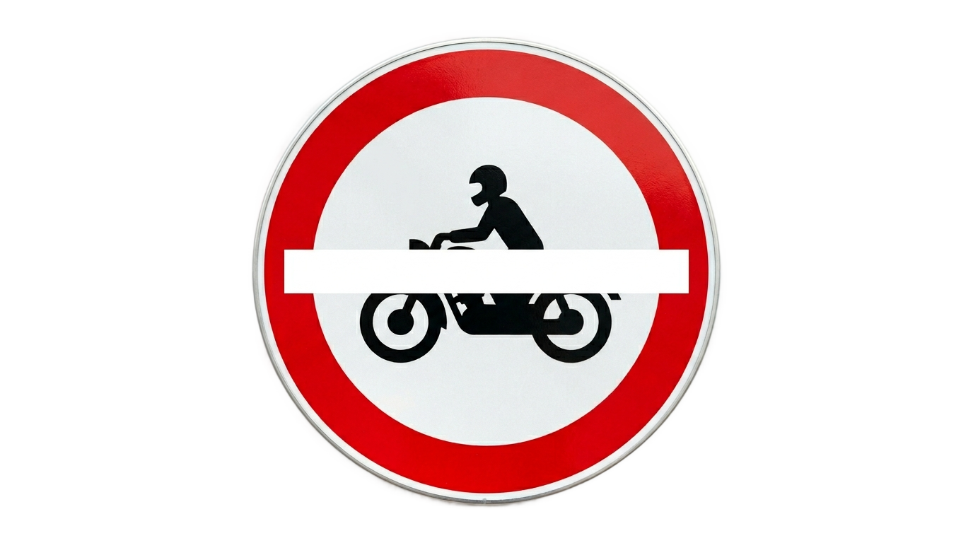 no motorcycle parking sign png PNG transparent background