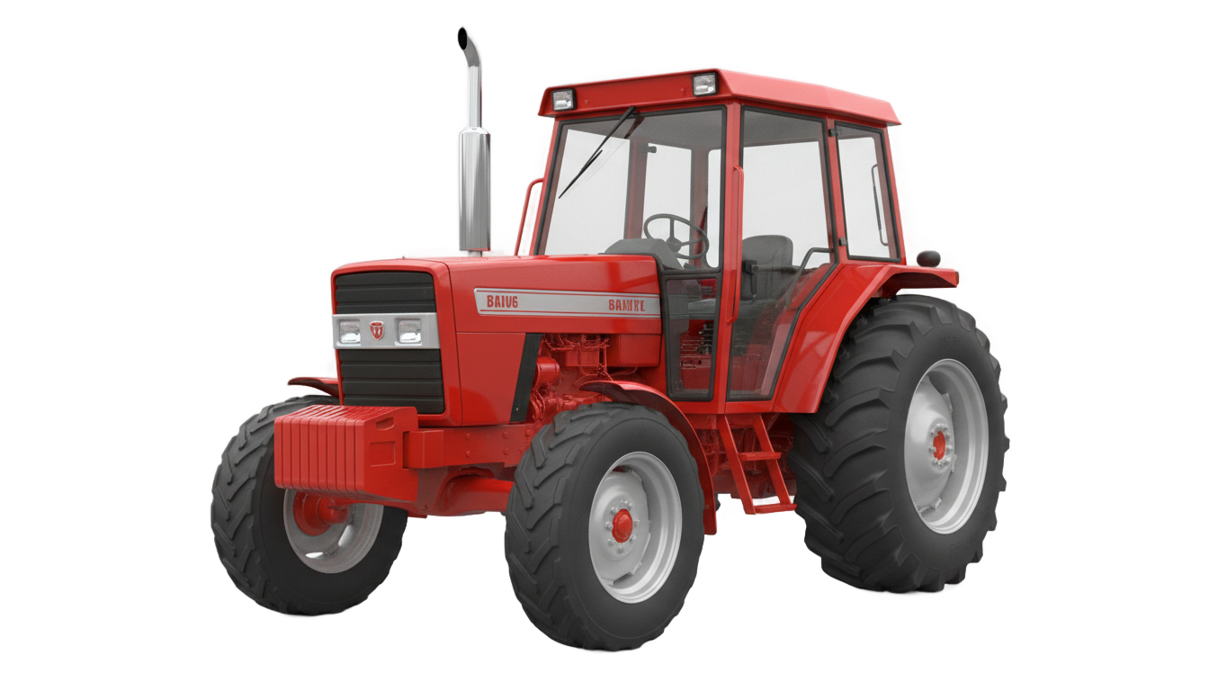 red tractor png PNG transparent background