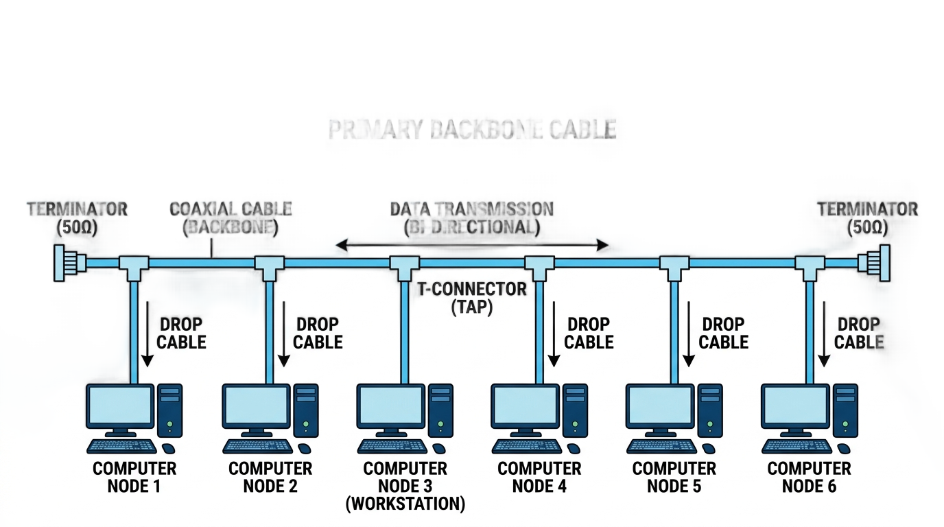 bus topology png PNG transparent background