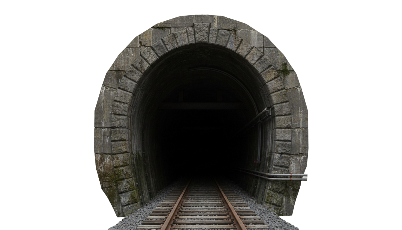 train tunnel png PNG transparent background