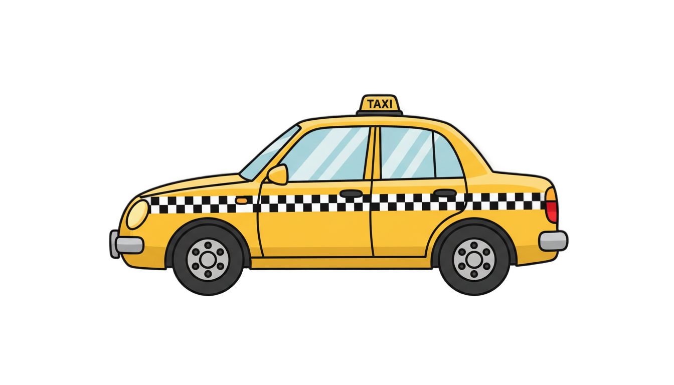 taxi emoji png PNG transparent background